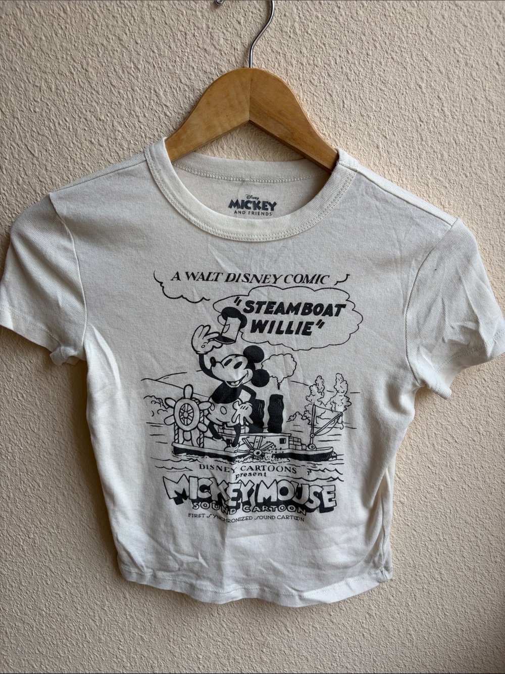Disney Mickey Mouse 'Steamboat Willie' Graphic Tee